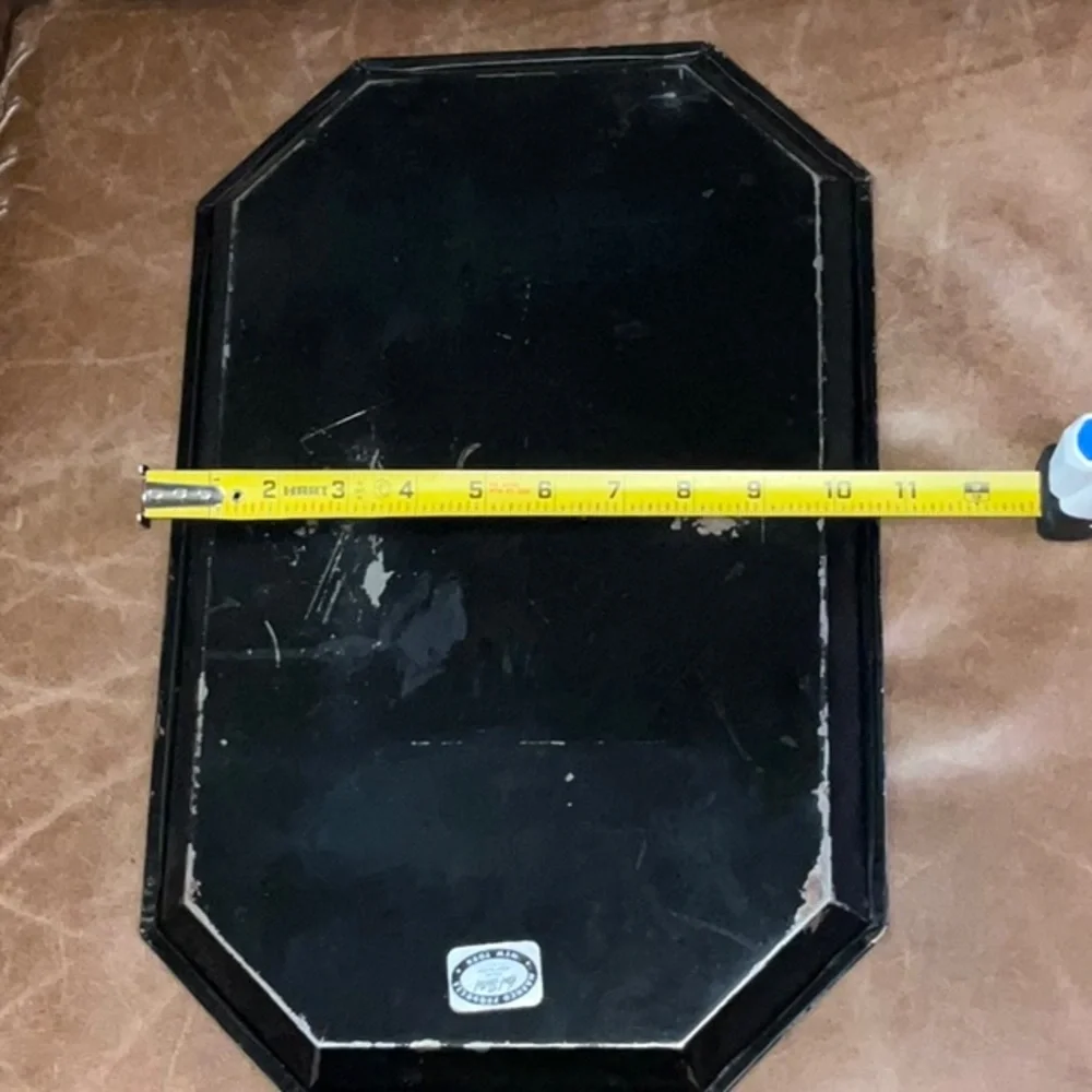 Nashco Products New York Toleware Signed Hand Painted Tray Vintage Mid Century - Picture 16 of 16